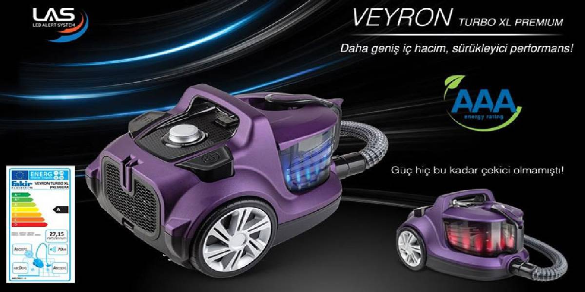 جاروبرقی فَکِر مدل Veyron DSturbo xl premium