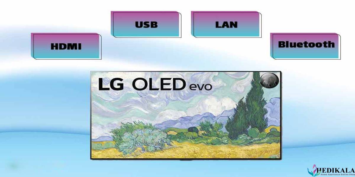 درگاه های ارتباطی تلویزیون 55 اینچ اولد ال جی LG مدل OLED 55G2