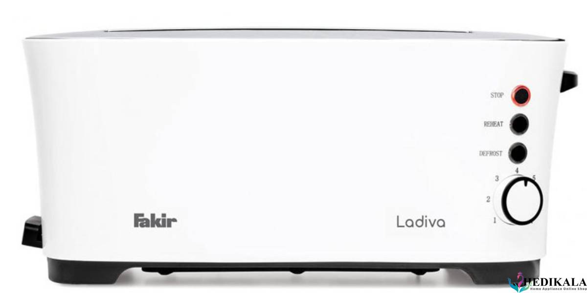 طراحی بی نظیر توستر نان 1350 وات فکر FAKIR مدل LADIVA