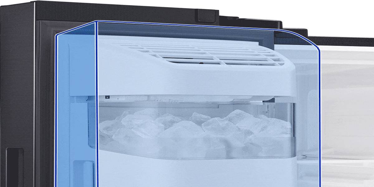 قابلیت یخساز و ابریز در یخچال 30 فوت 2020 سامسونگ SAMSUNG مدل RS-64