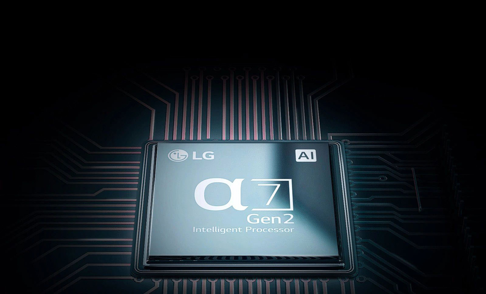 پردازنده ی هوشمند α7 Gen 2 تلویزیون﻿﻿ ال جی 65SM8500